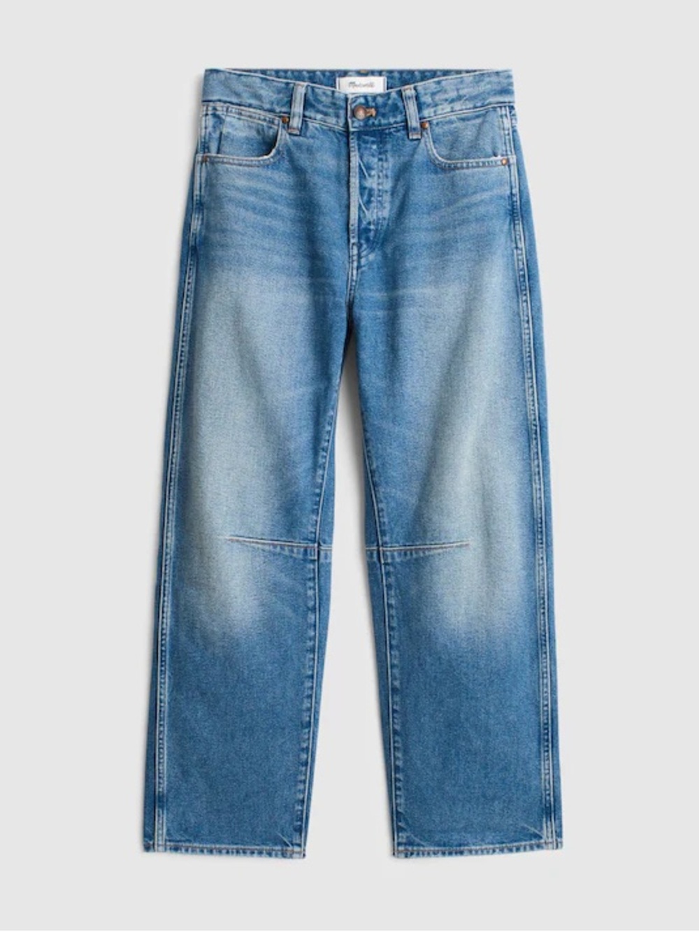 Madewell Barrel Fit Blue Jeans